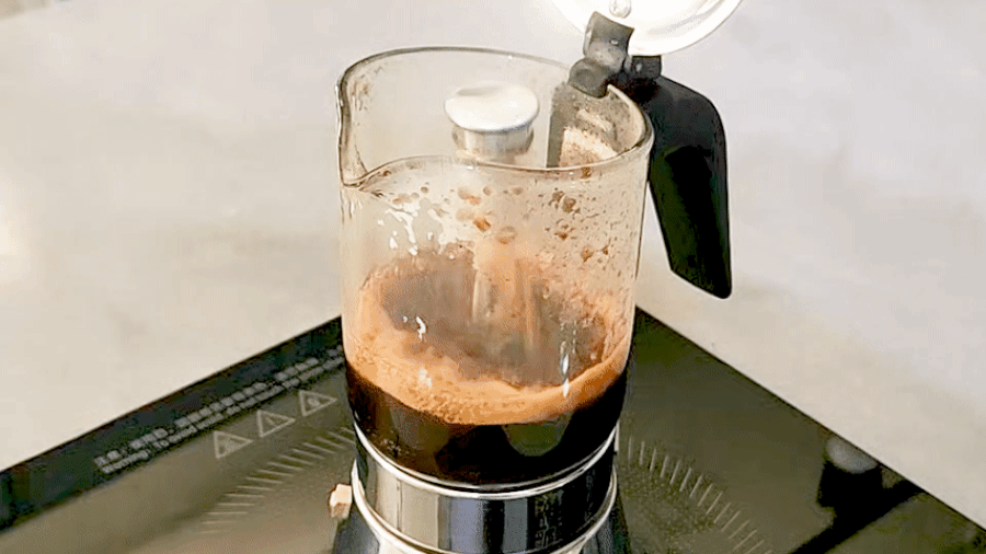 리큅 스테인리스 모카포트 강화유리 6컵 240ml LMP-GS240